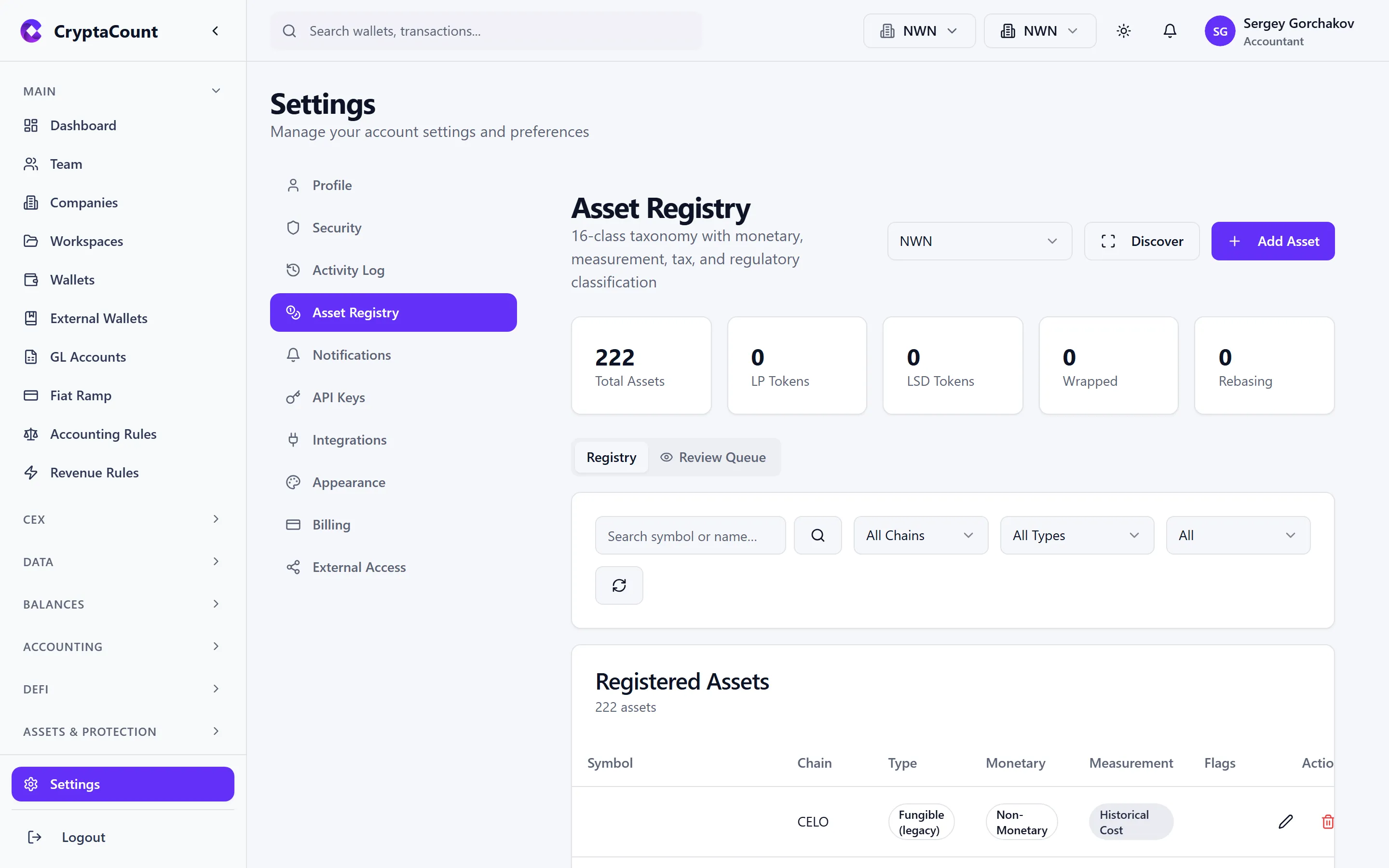 Spam token management toggle and flagged tokens